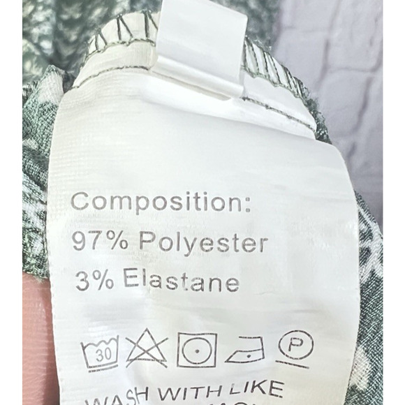 Women's Floral Print Long Dress Summer Short Sleeve Designer Style Boho Dress M - Picture 12 of 12